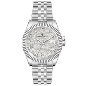 Christian Van Sant Men's Stellar Silver Dial Watch - CV0700